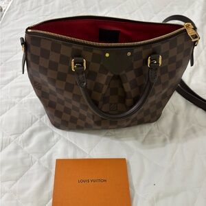 Siene Damien Louis Vuitton Dark Brown Checkered Shoulder Bag